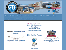 Tablet Screenshot of cti.org