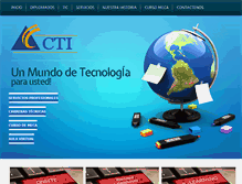 Tablet Screenshot of cti.edu.gt